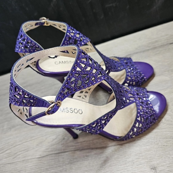 Women's Purple Stiletto Heels-Size 6.5 NWT - Picture 8 of 10